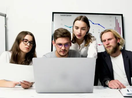 Illustration memphis flux de décision IA